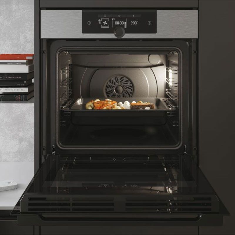 #Haier HWO60SM2F3XH Built In 60cm Single Oven Stainless Steel Brand New