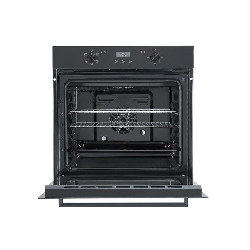 #Teknix BITK264ESB Built In 60cm Single Oven Black Brand New