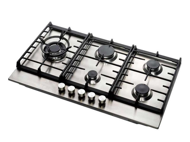 #Teknix SCGH91X Gas Hob 90cm Stainless Steel Brand New