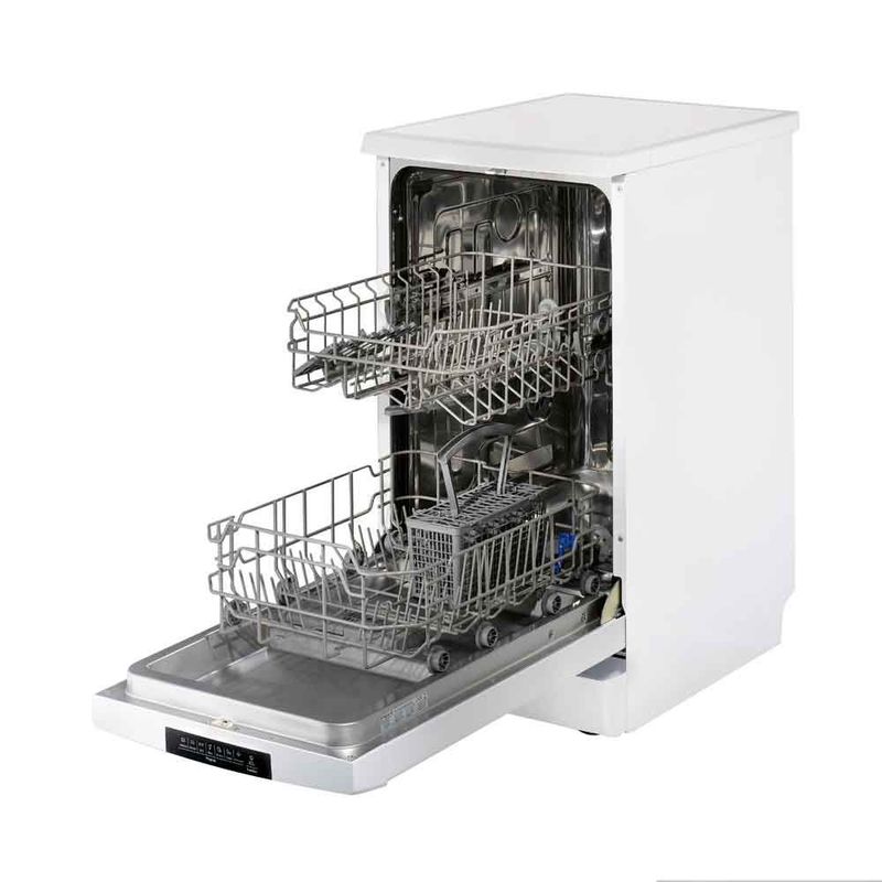#Teknix TFD455W 45cm Freestanding Slimline Dishwasher White Brand New