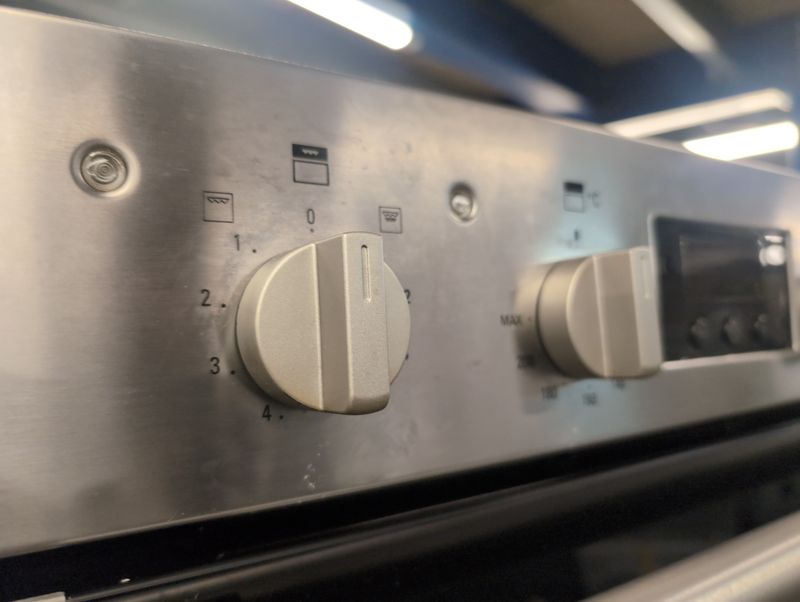 Hotpoint DD4541IX Built In Double Oven Silver H88cm W59cm D57cm