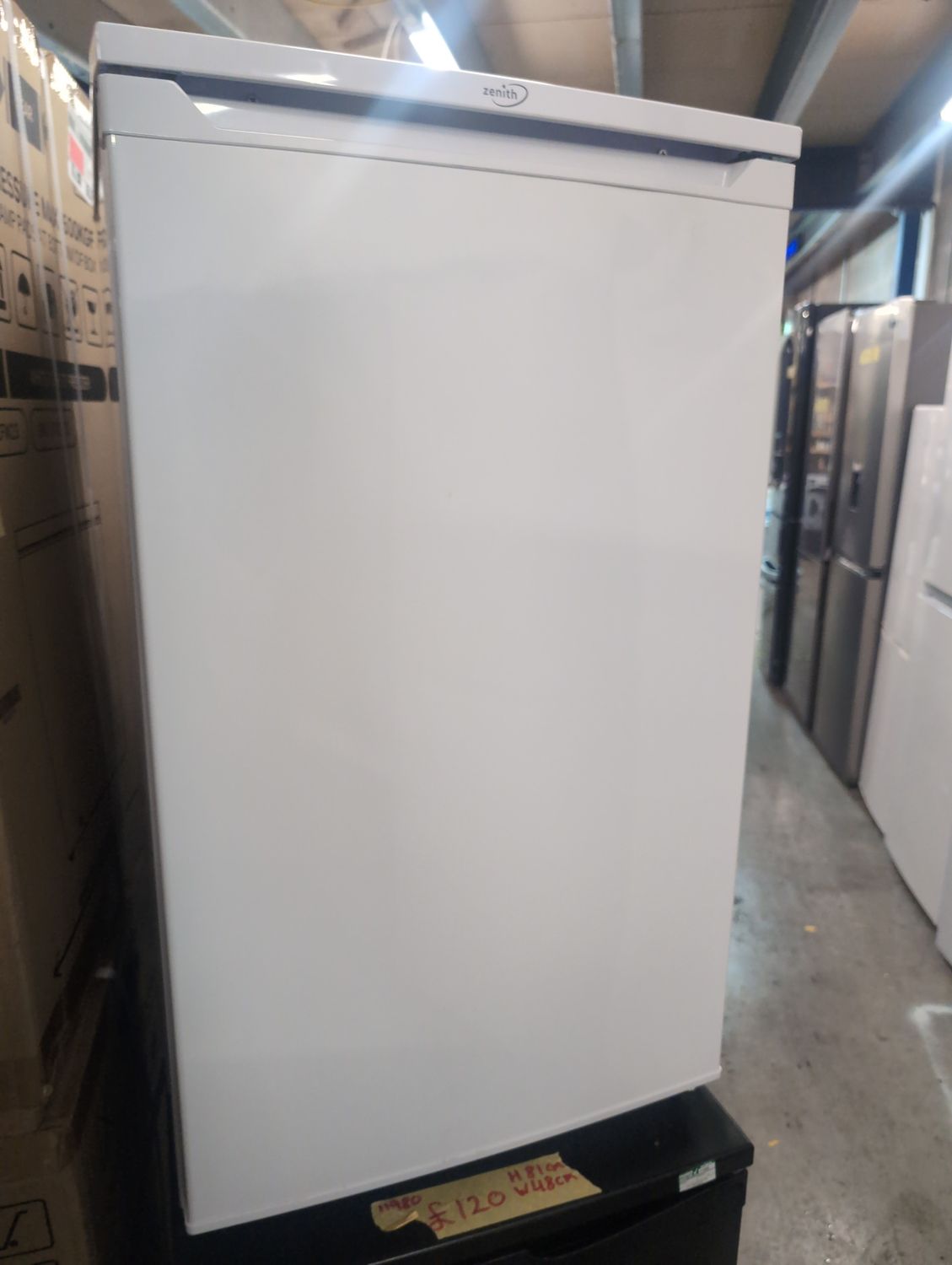 Zenith F47066 Under Counter Freezer White H81cm W48cm