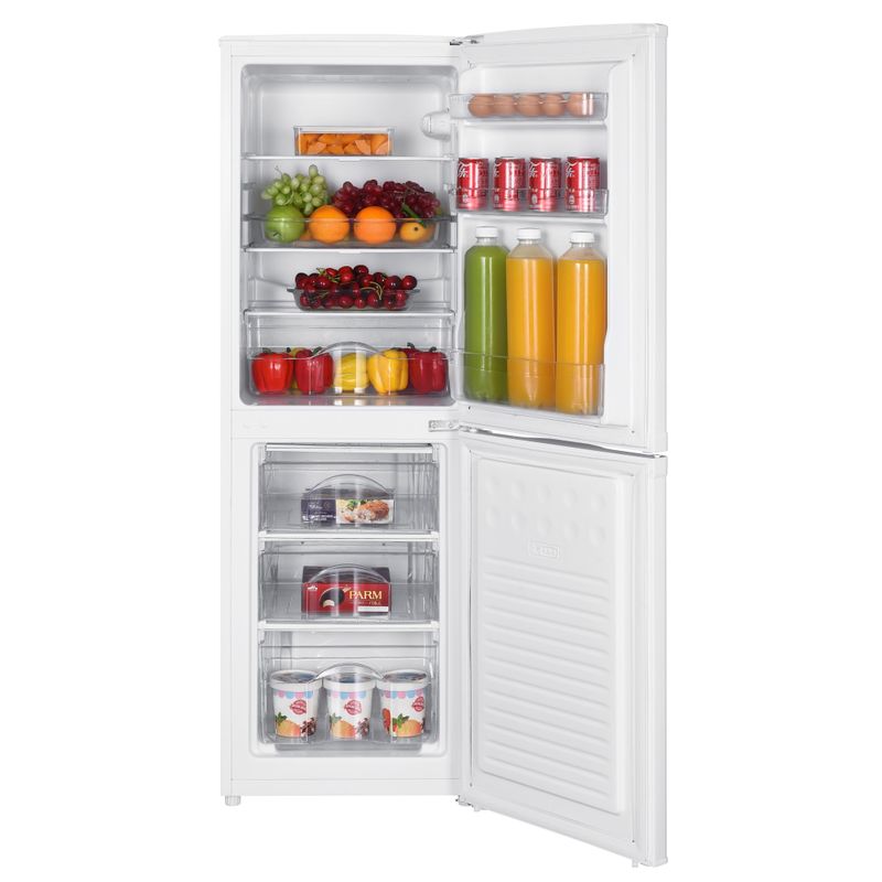 #Teknix STF1448W 50/50 Fridge Freezer H144cm W48cm D50.5cm White Brand New