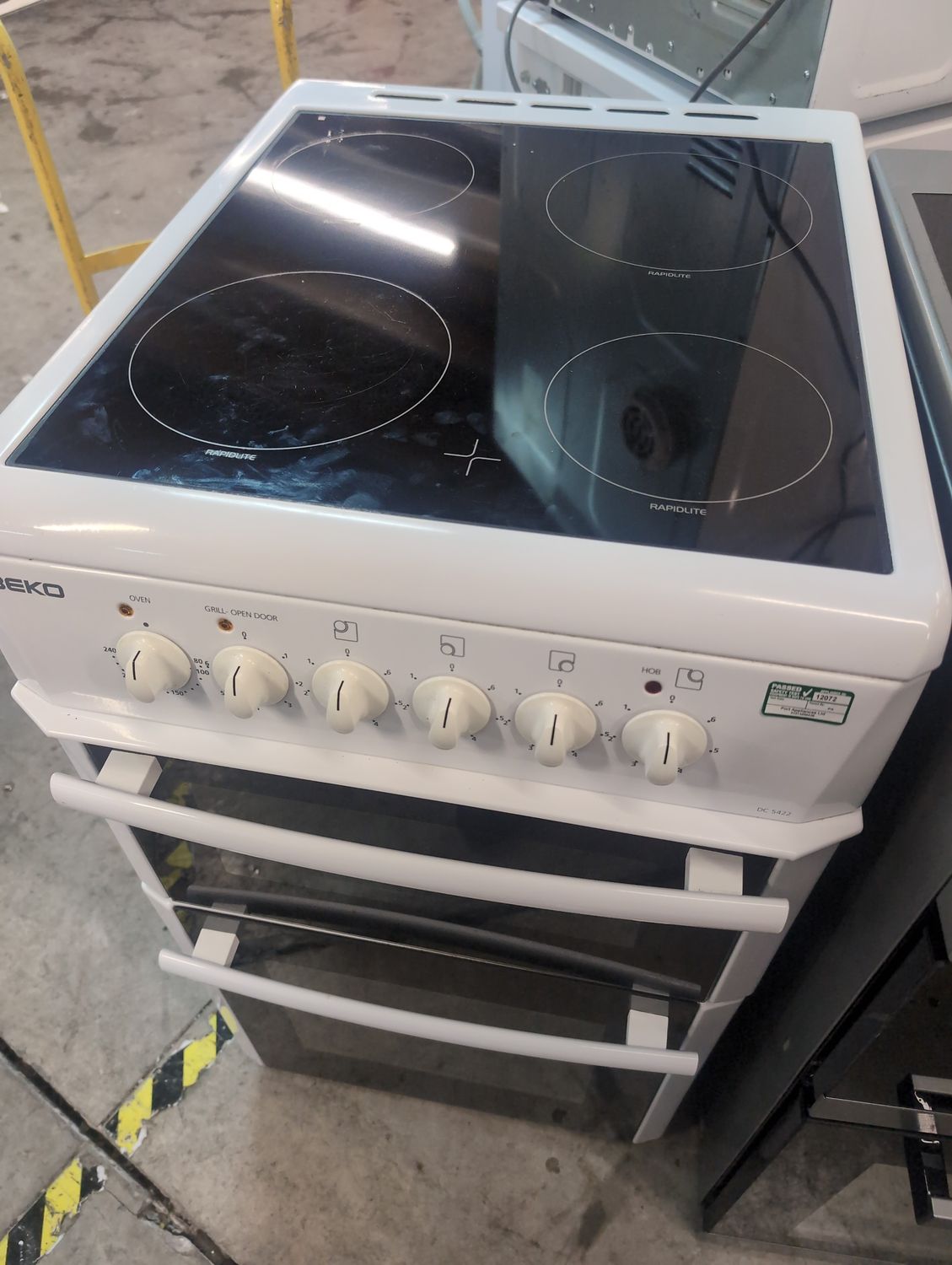 Beko DC 5422 W 50cm Electric cooker - Double Oven - White