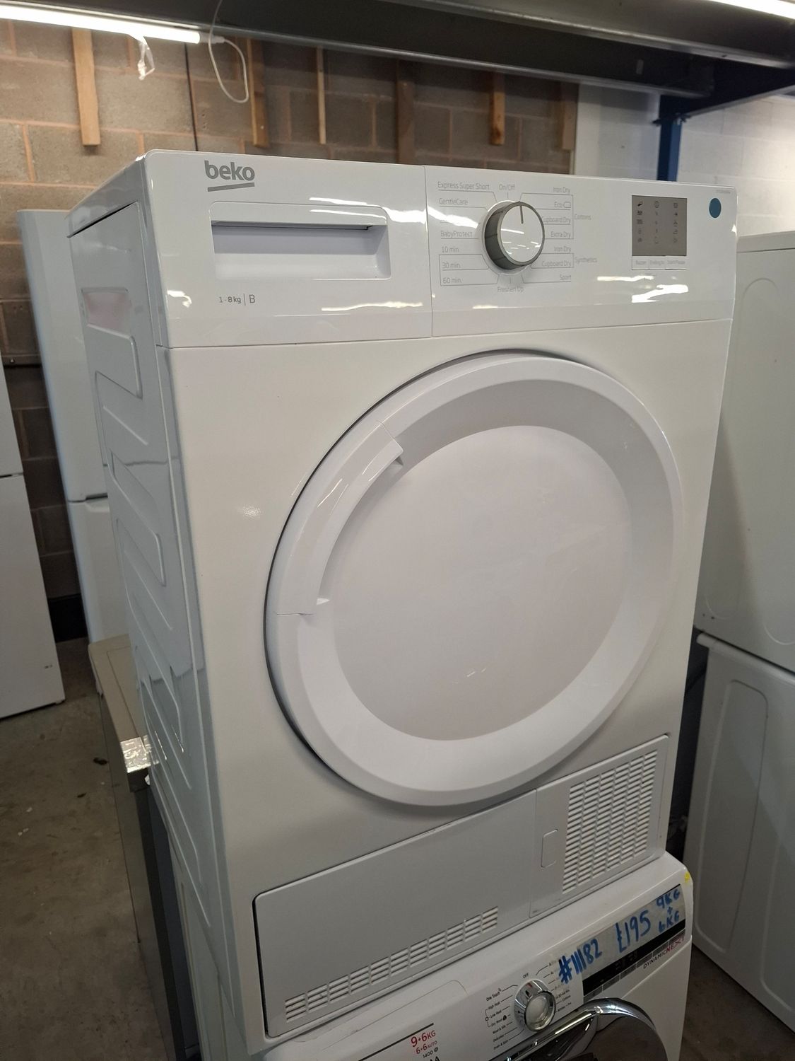 Beko DTGC8000W 8kg Condenser Dryer White