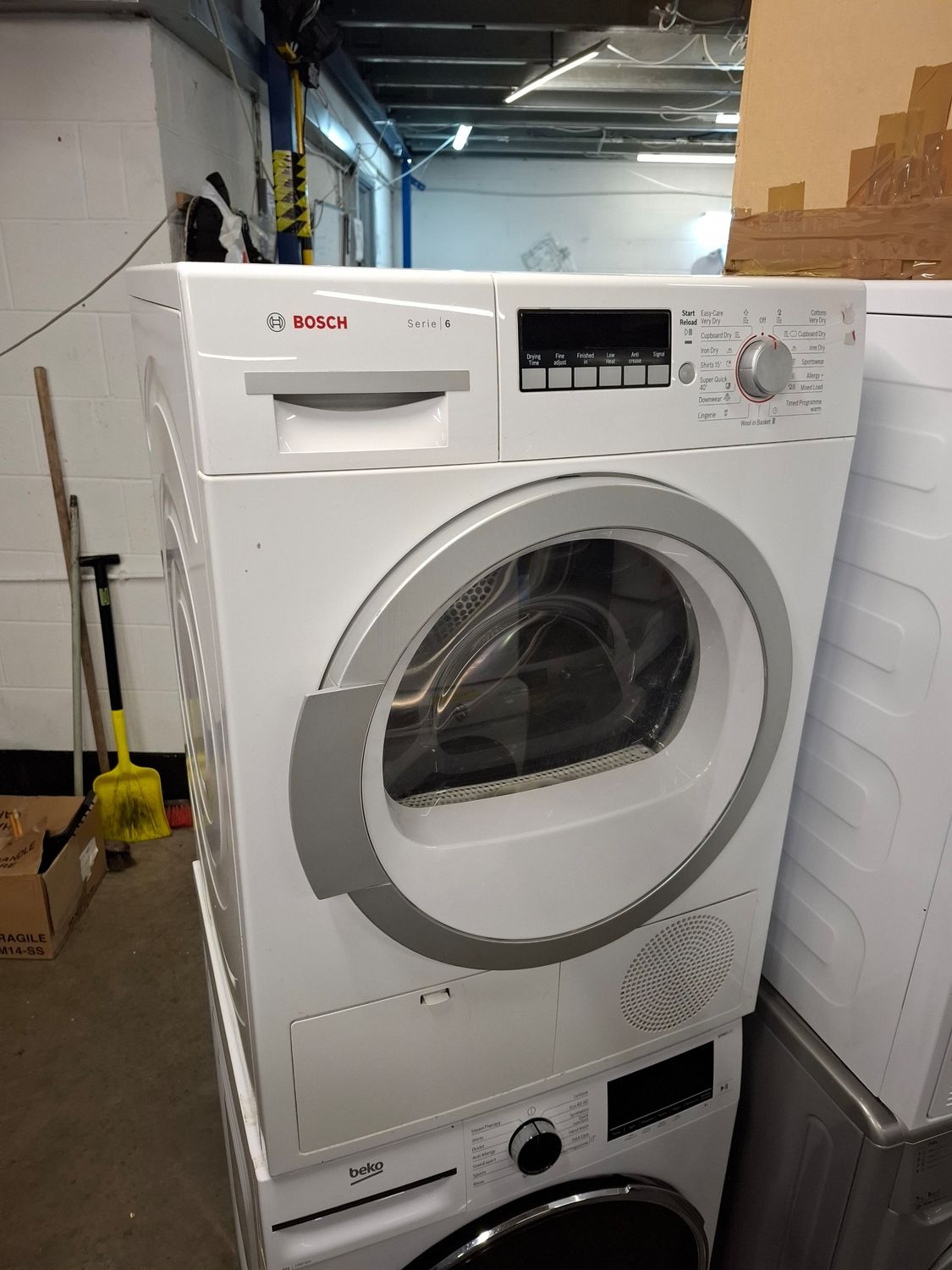 Bosch Serie 6 WTB 9kg Condenser Dryer White
