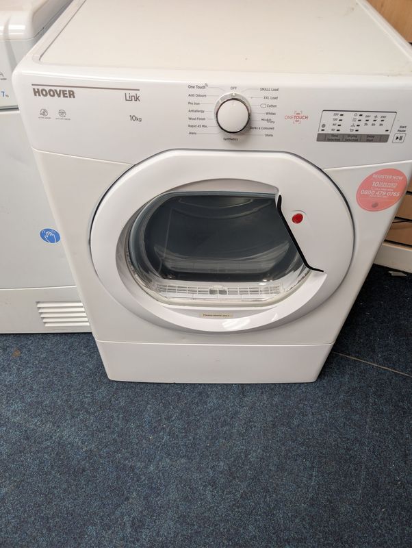 Hoover HLV10LG80 Vented 10kg Dryer White