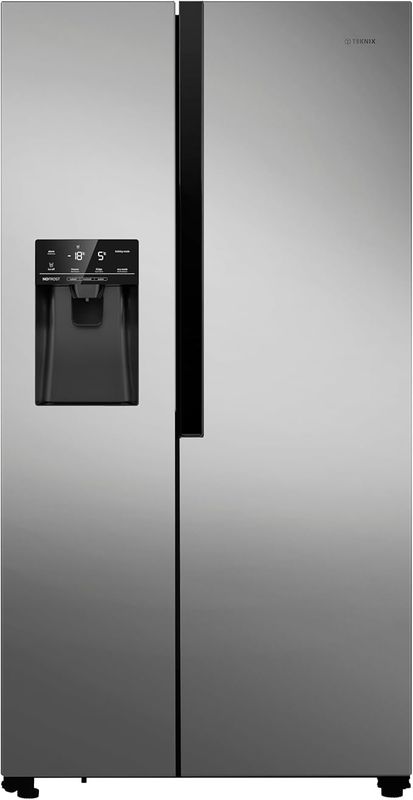 #Teknix THSBS1791PLUX American Fridge Freezer Silver Brand New H178.7cm W91cm D68.9cm