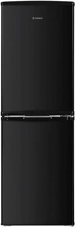 #Teknix STF1448B Fridge Freezer Black H144cm W48cm D50cm Brand New