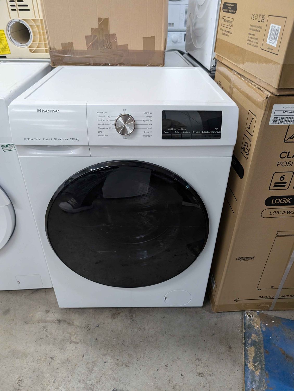 Hisense WDQA1014EVJM  Washer/Dryer 10kg/6Kg 1400rpm White