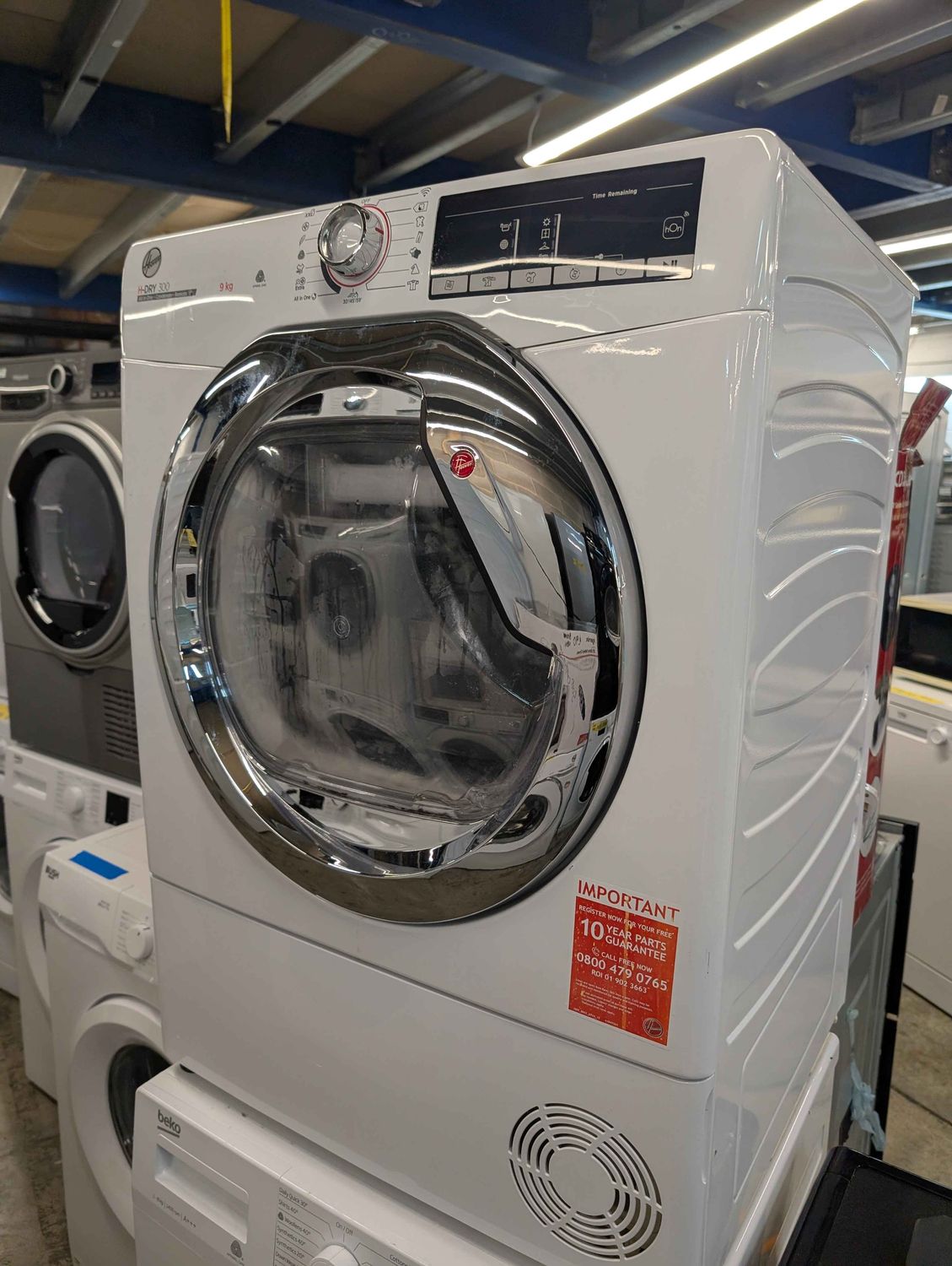 Hoover HLEC9TCE-80 9kg Condenser Dryer White