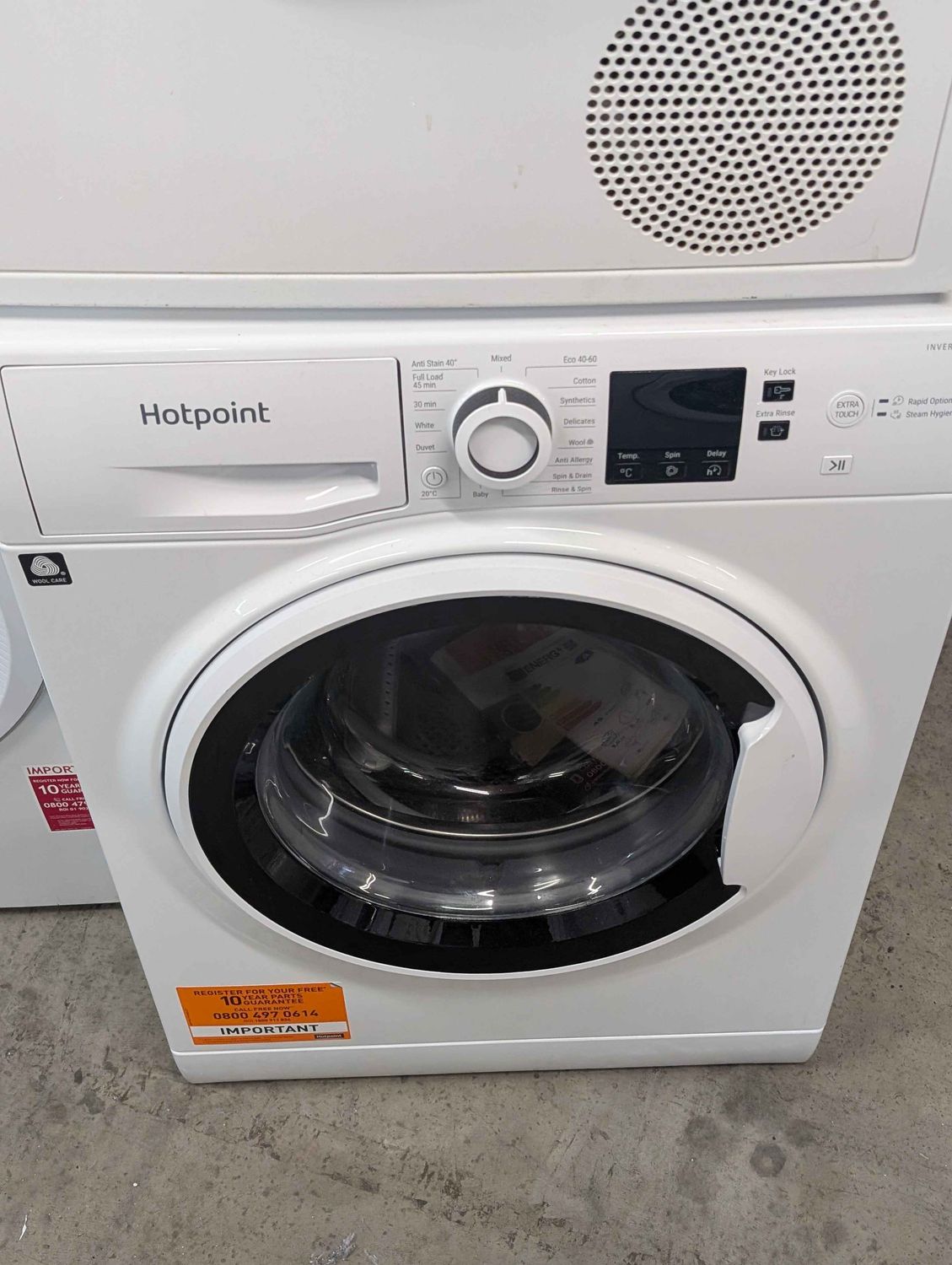 Hotpoint NSWA946WWUK 9kg 1400rpm Washing Machine White