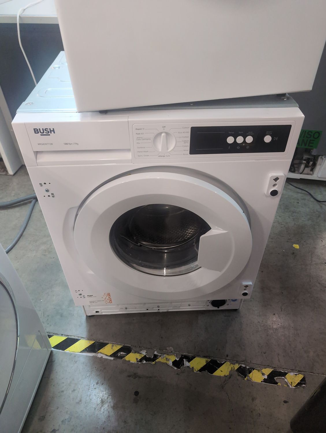 Bush WMSAEIN712W 7KG 1200rpm Washing Machine White