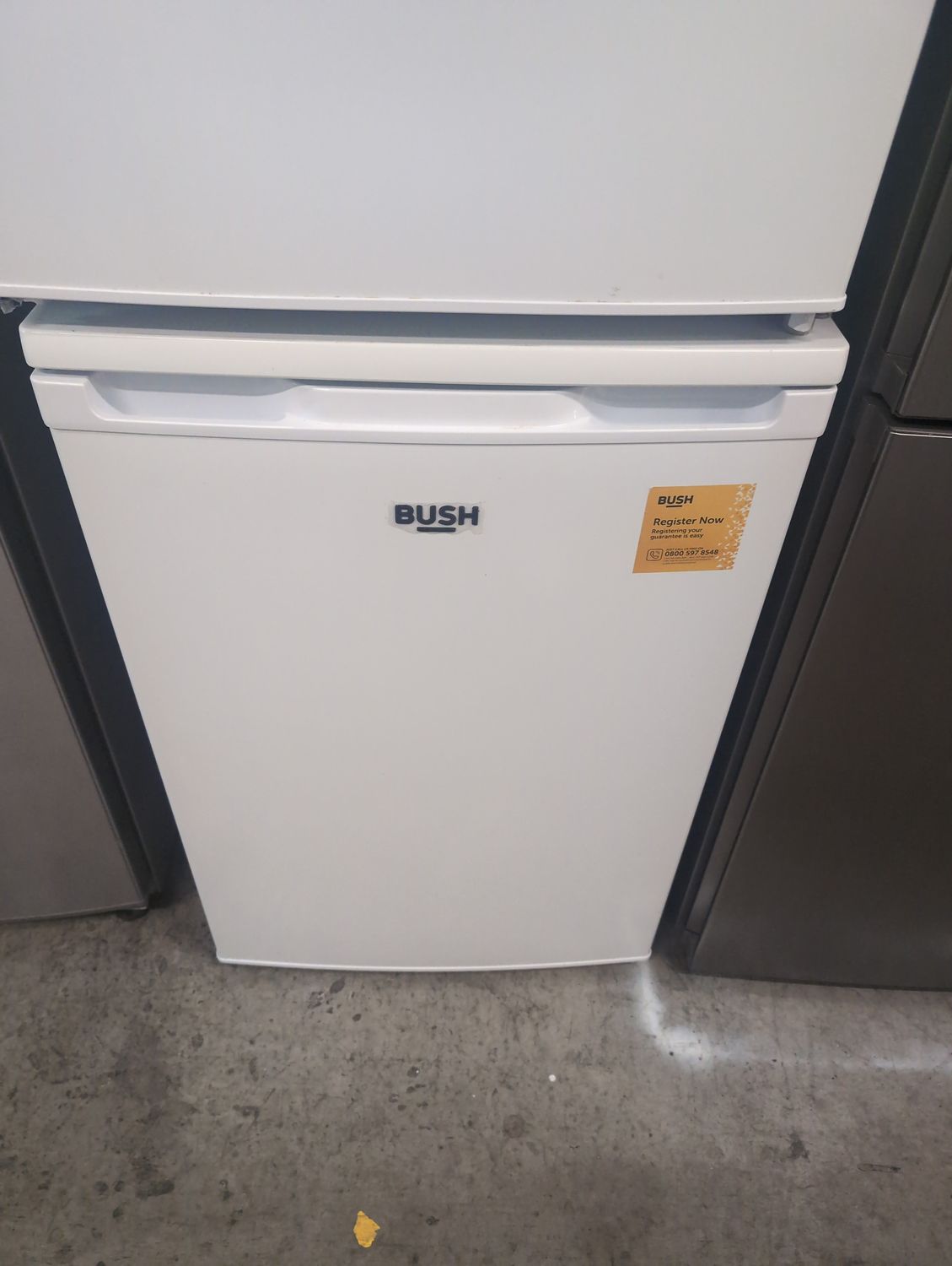 Bush ME5585UCFR Under counter Freezer White W55cm H84cm