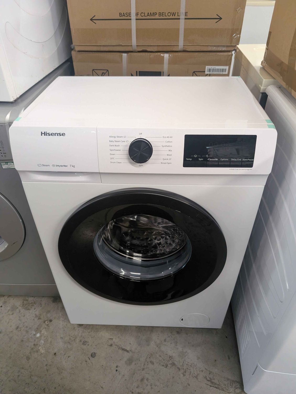 Hisense WFQP7012EVM 7KG 1200rpm Washing Machine White