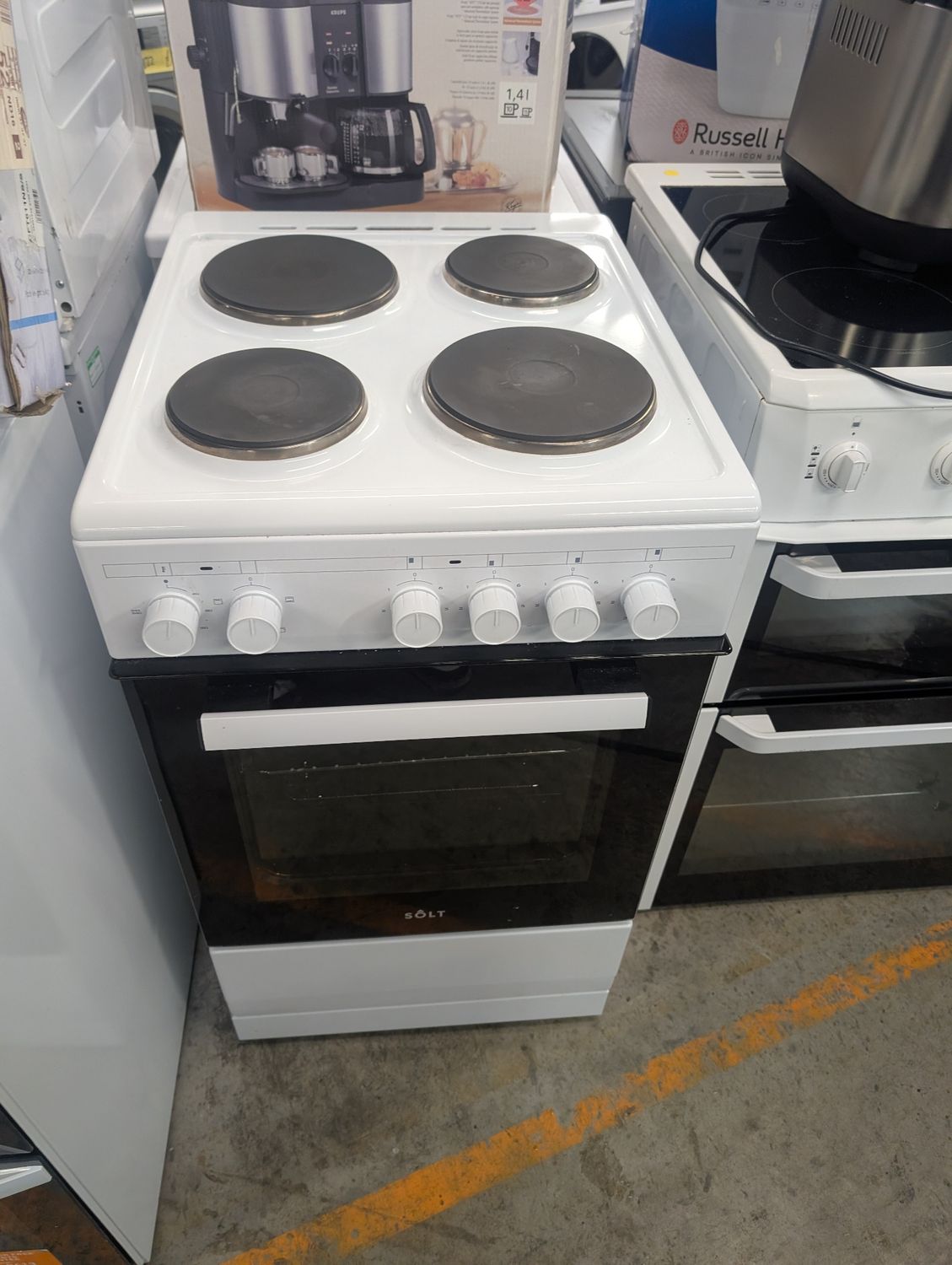Solt SSCC50WH 50cm Electric Cooker Ceramic White
