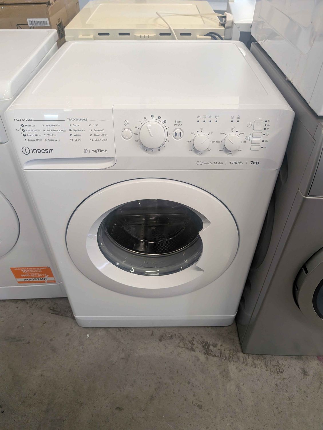 Indesit MTWC71485WUK 7KG 1400rpm Washing Machine White