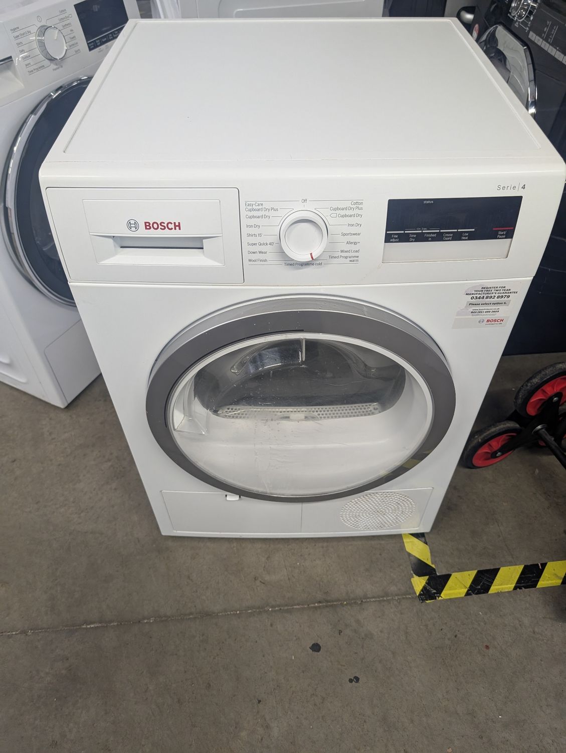 Bosch Serie 4 WTN85280GB/01 8kg Condenser Dryer White