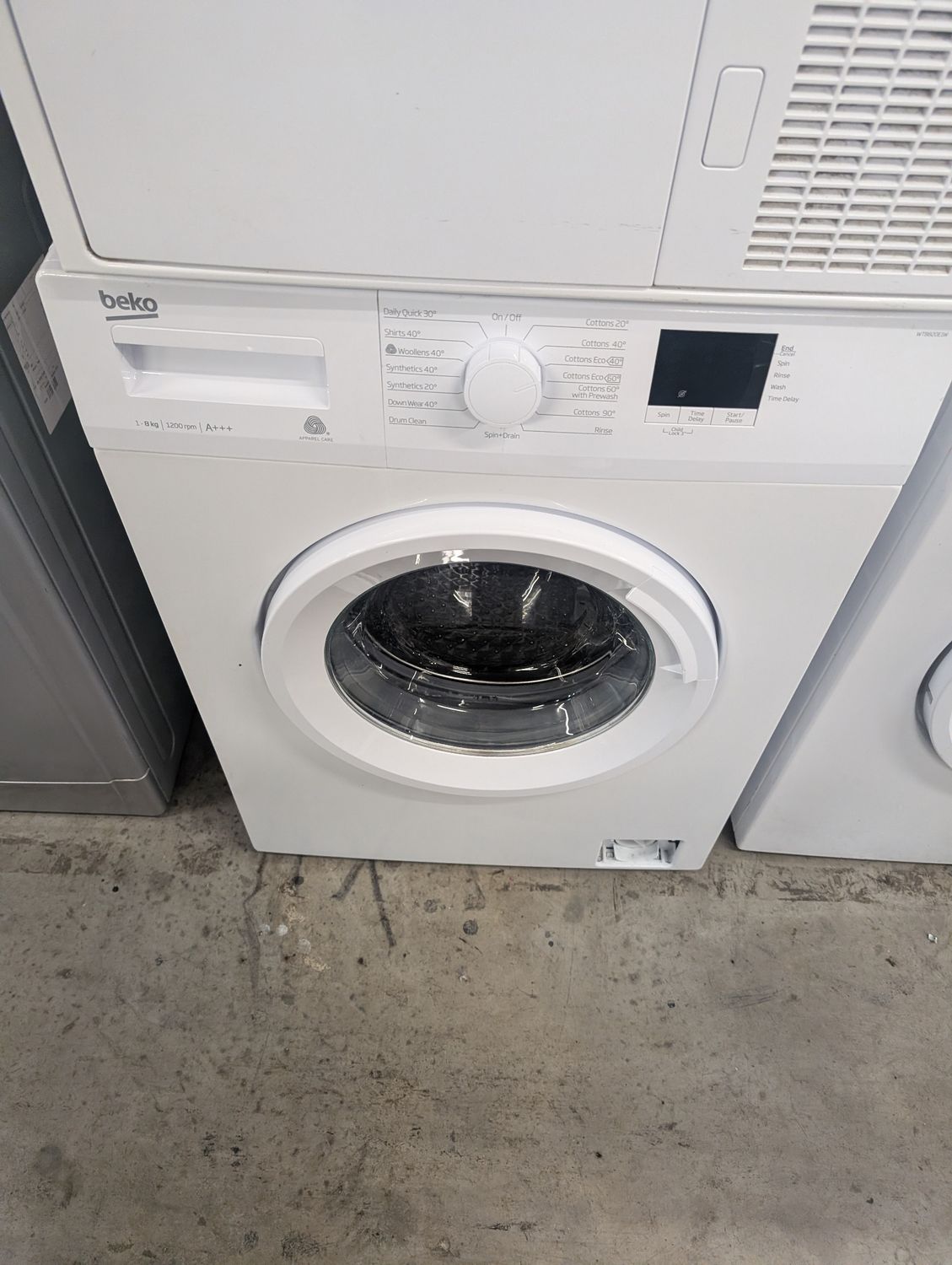 Beko WTB820E1W 8kg 1200 Spin Washing Machine White Refurbished