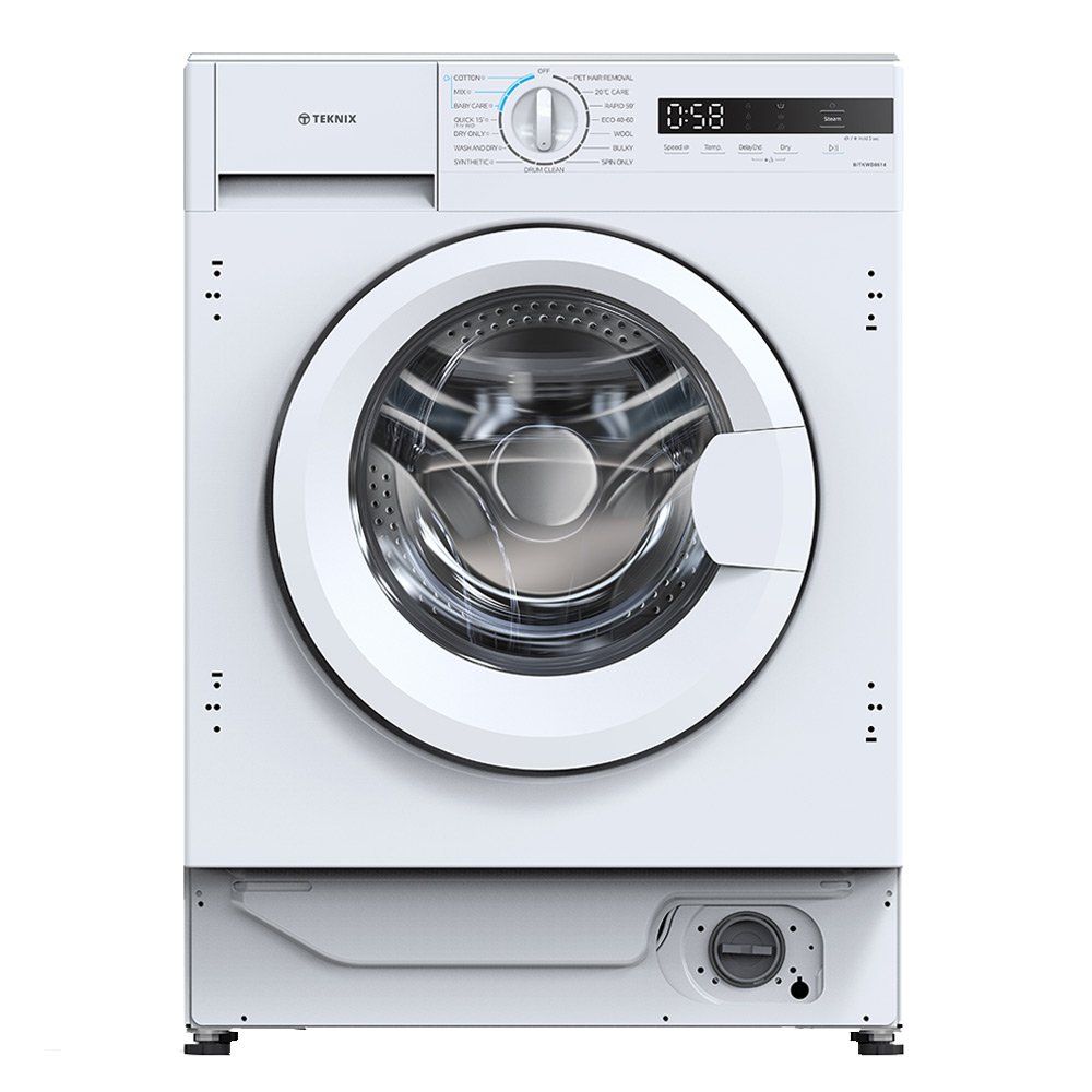 #Teknix BITKWD8614 Integrated 8kg/6kg 1400 Washer Dryer Brand New