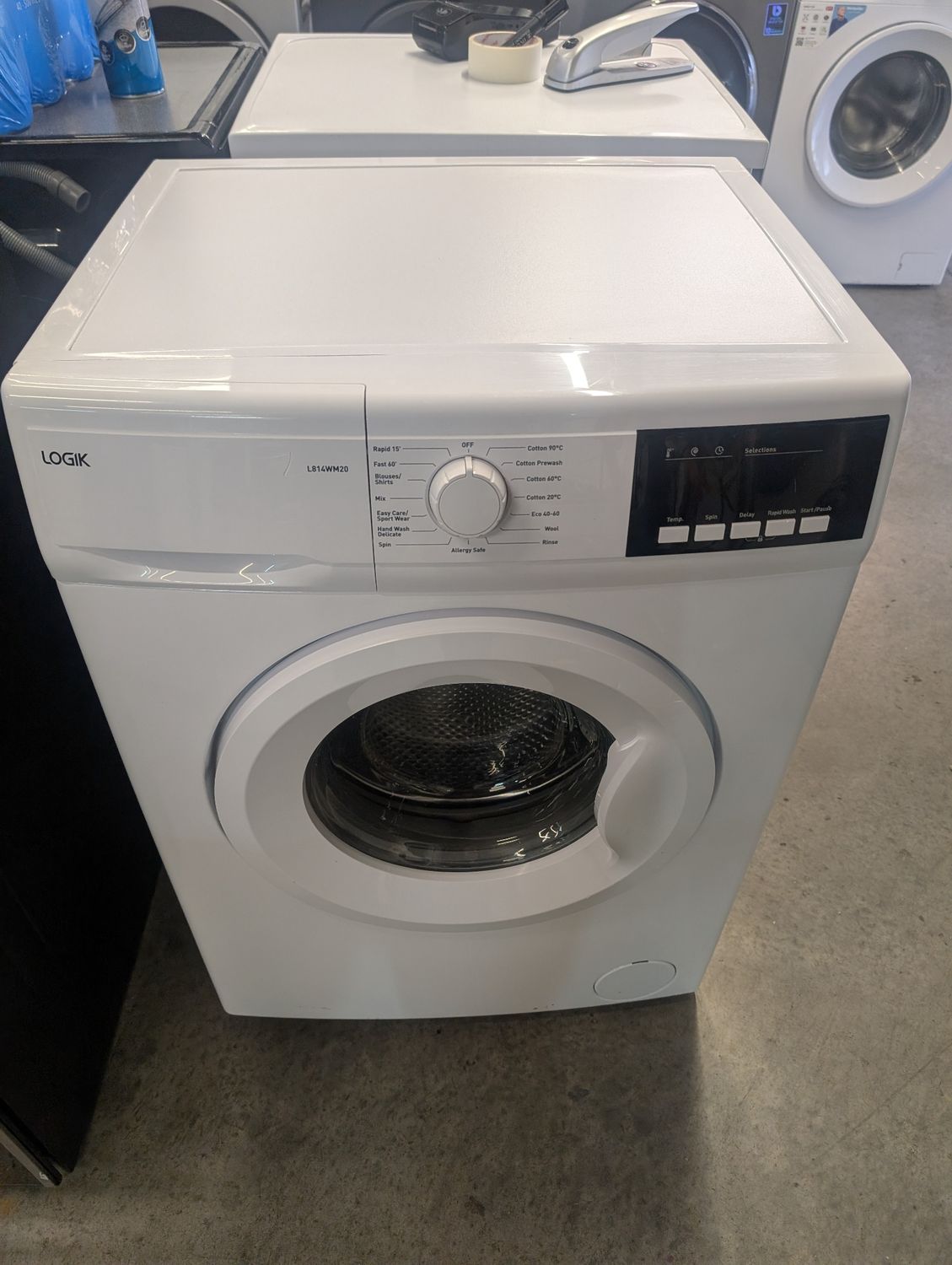 Logik L814WM20 8kg 1400rpm Washing Machine White