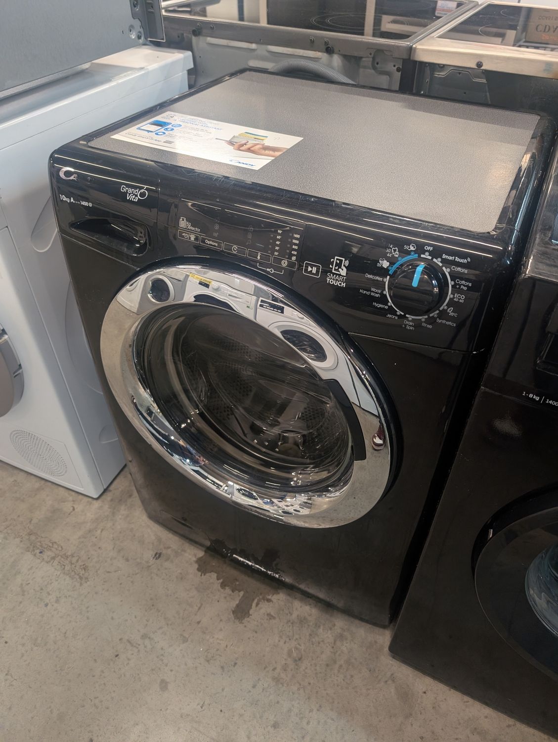 Candy 10kg 1400 Spin Washing Machine Black