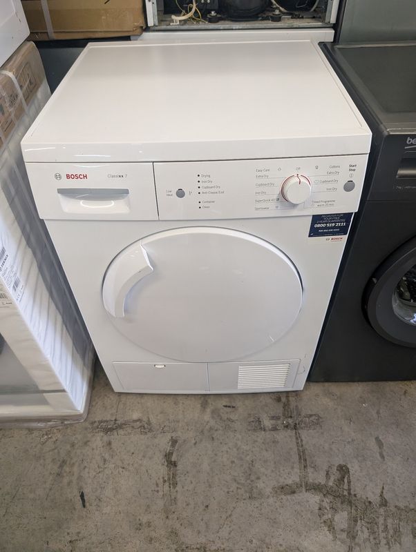 Bosch WTE84106GB/46 7kg Condenser Dryer White