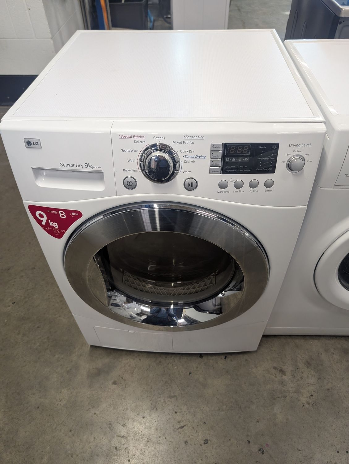 LG RC9011A 9kg Condenser Dryer White