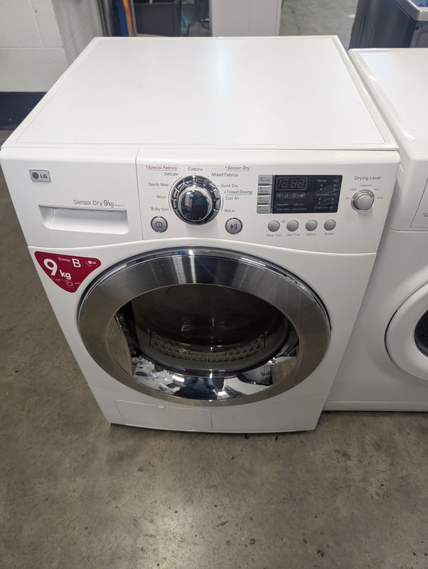 LG RC9011A 9kg Condenser Dryer White