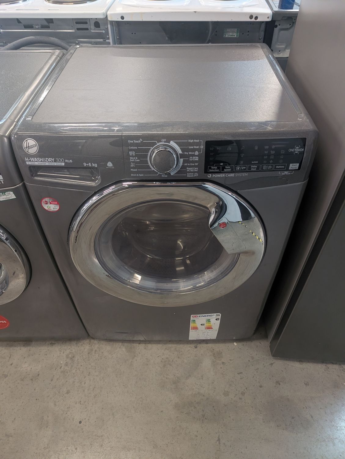 Hoover H3DS696TAMCGE 9+6kg 1400Spin Washer Dryer Grey Refurbished
