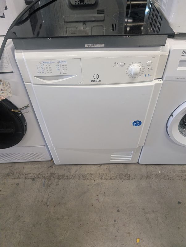 Indesit IDC8T3B 8kg Condenser Dryer White Refurbished