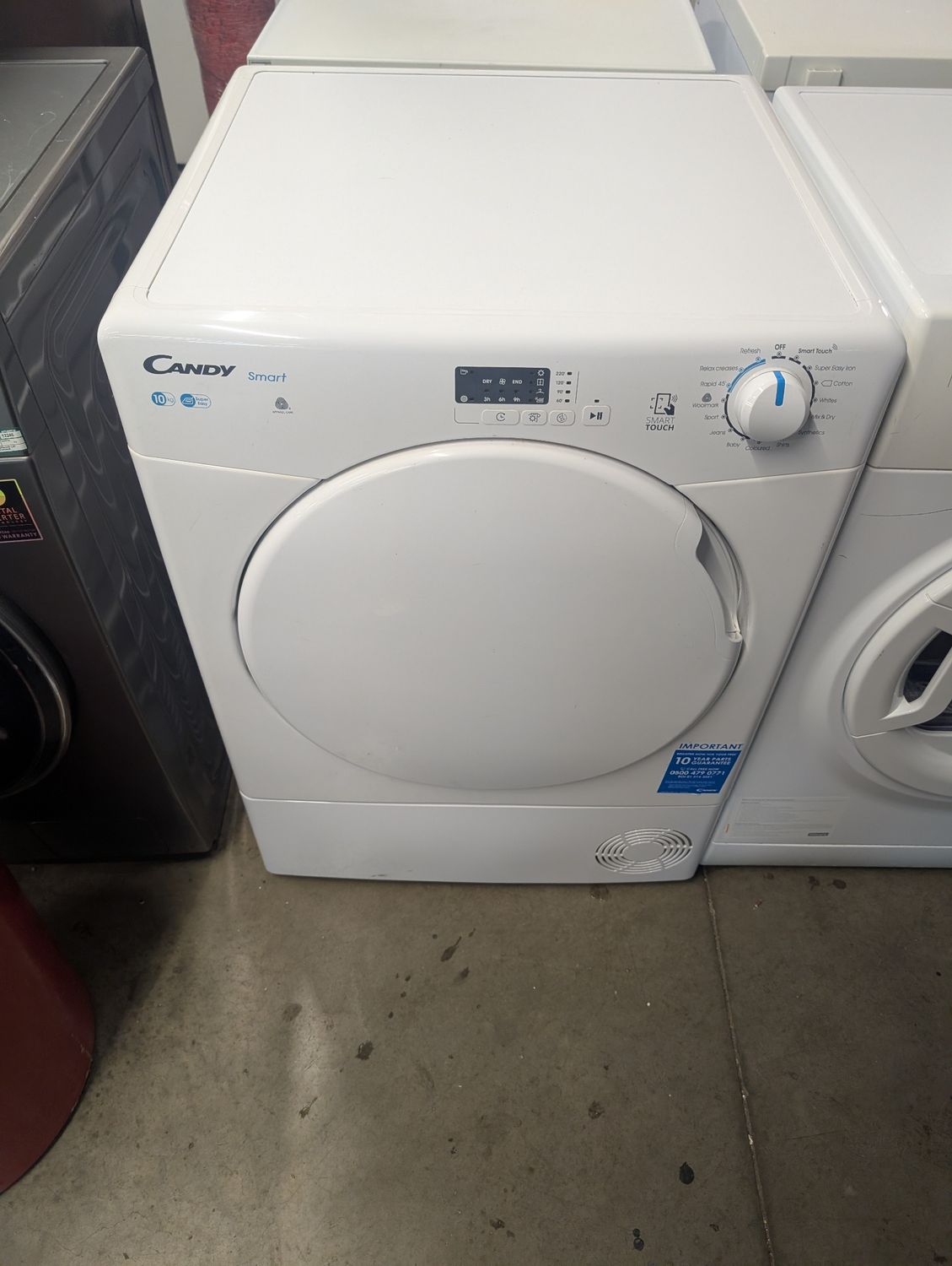 Candy CSEC10LF 10kg Condenser Dryer White