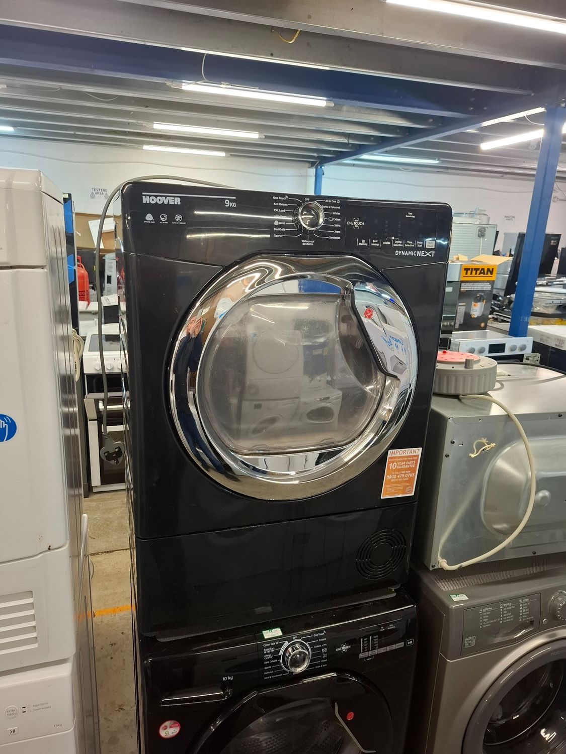 Hoover DXC9DGB 9kg Condenser Dryer Black