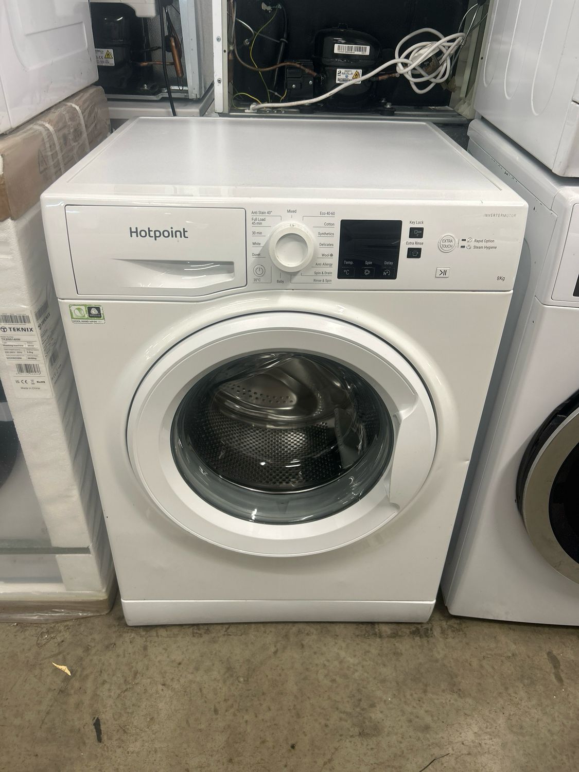 Hotpoint NSWM843C 8kg 1400rpm Washing Machine White