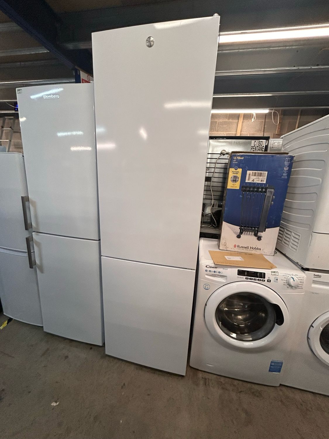 Hoover HOCE4T620EWK Fridge Freezer H200cm W60cm D65cm White