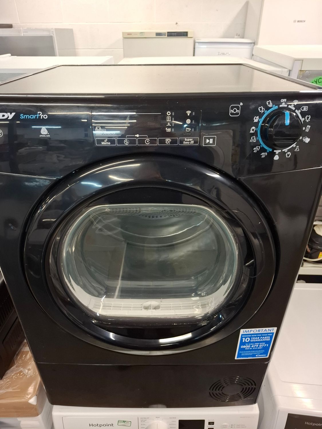 Candy CSOE C8TBGB-80 8kg Condenser Dryer Black