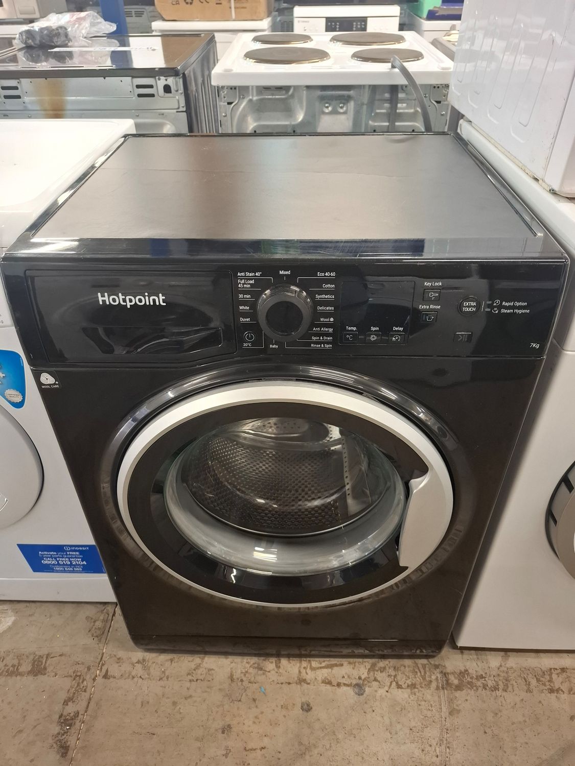Hotpoint NSWM743UBSUKN 7kg 1400rpm Washing Machine Black