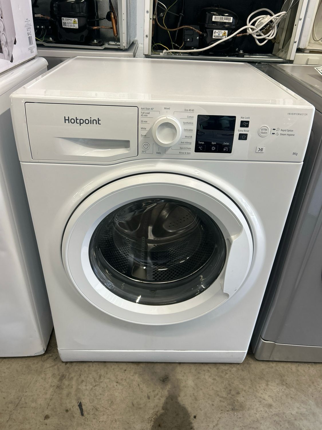 Hotpoint NSWM863C 8kg 1400rpm Washing Machine White