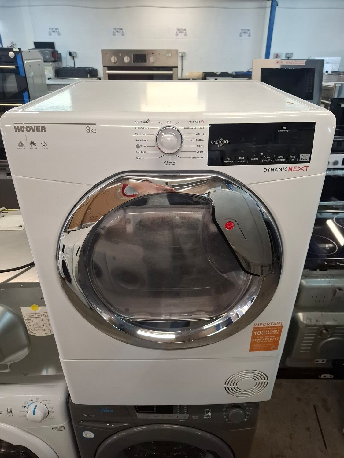 Hoover DXC8TCE 8kg Condenser Tumble Dryer White