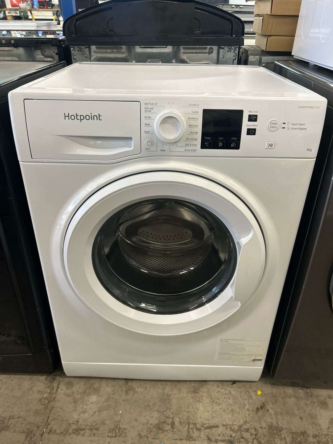Hotpoint NSWM843C 8kg 1400rpm Washing Machine White