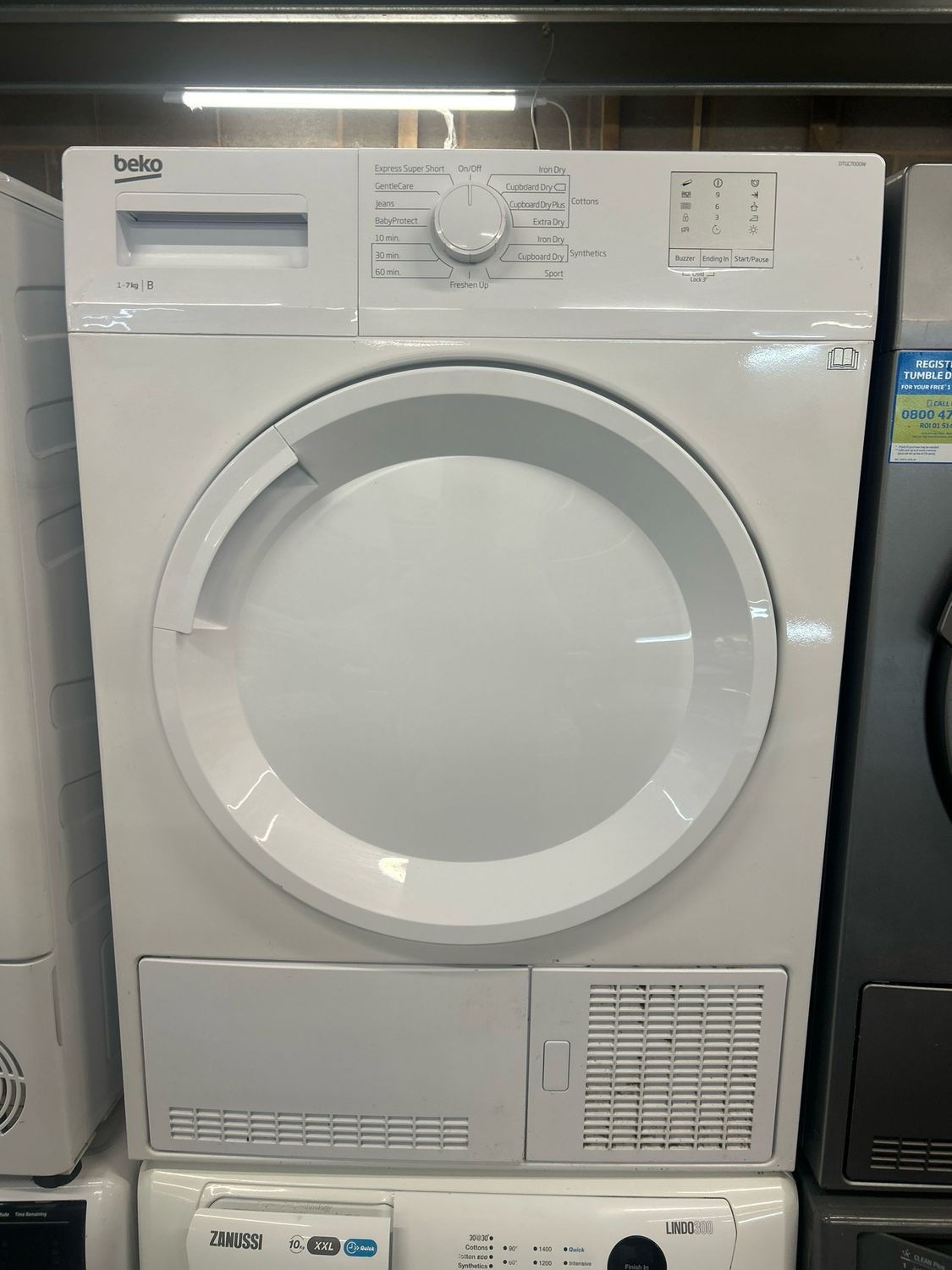 Beko DTGC7000W 7kg Condenser Dryer White