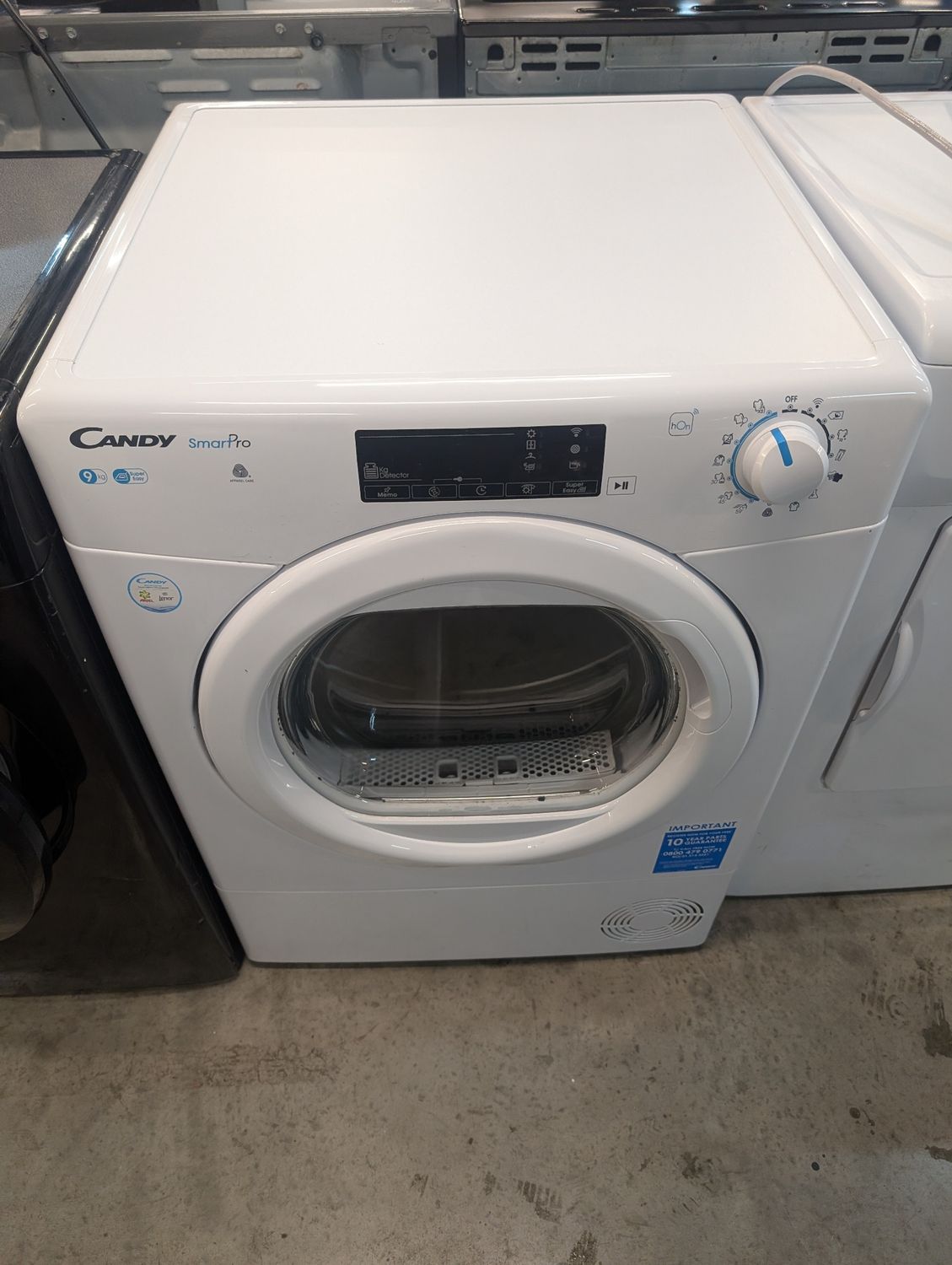 Candy CSOEC9TG-80 9kg Condenser Dryer White