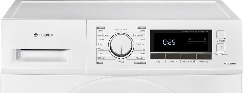 #Teknix TK2CLED8W 8kg Condenser Tumble Dryer with 2 Year Guarantee Brand New
