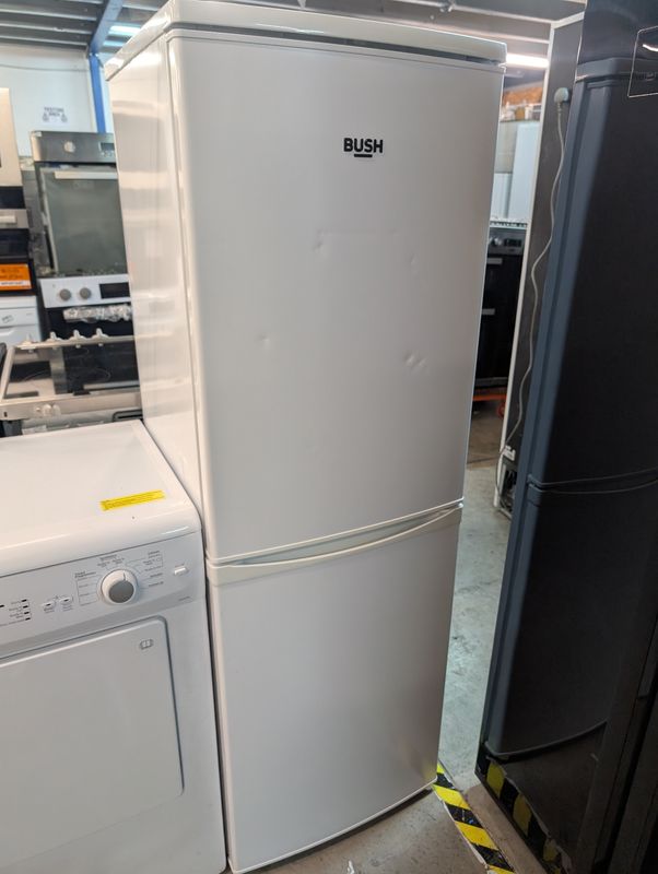 Bush M50152SW Fridge Freezer H152 W50 D54cm White Refurbished