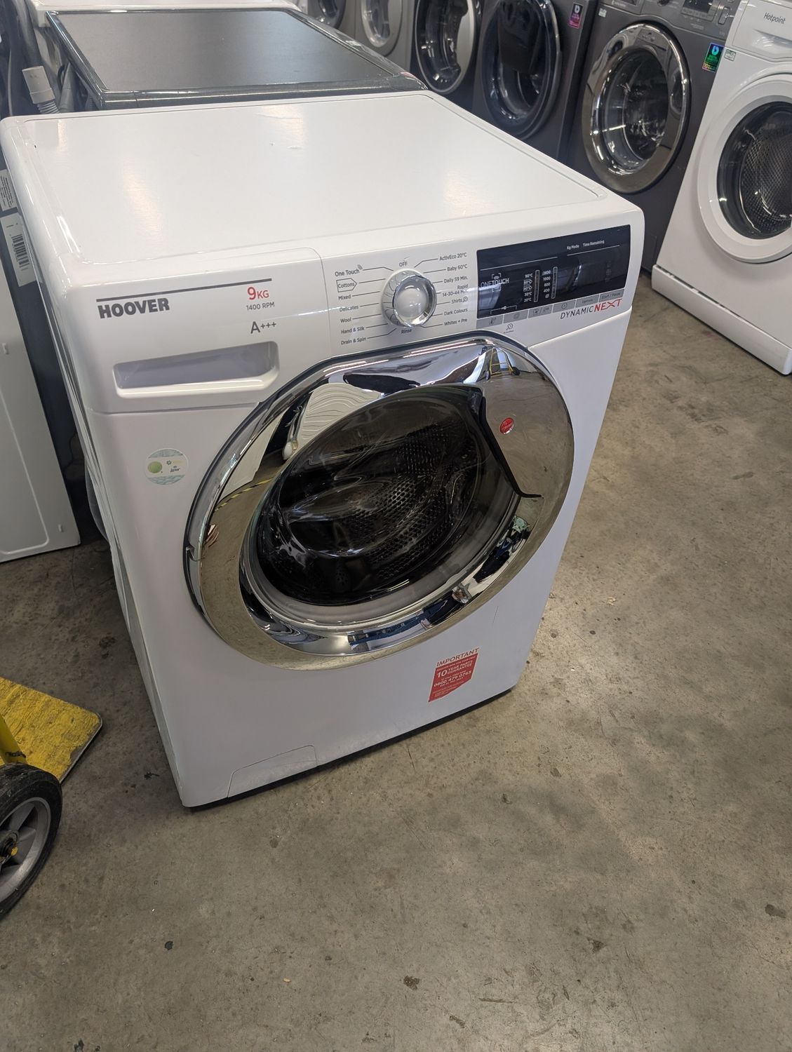 Hoover DXOA49C3/1-80 9kg 1400rpm Washing Machine White