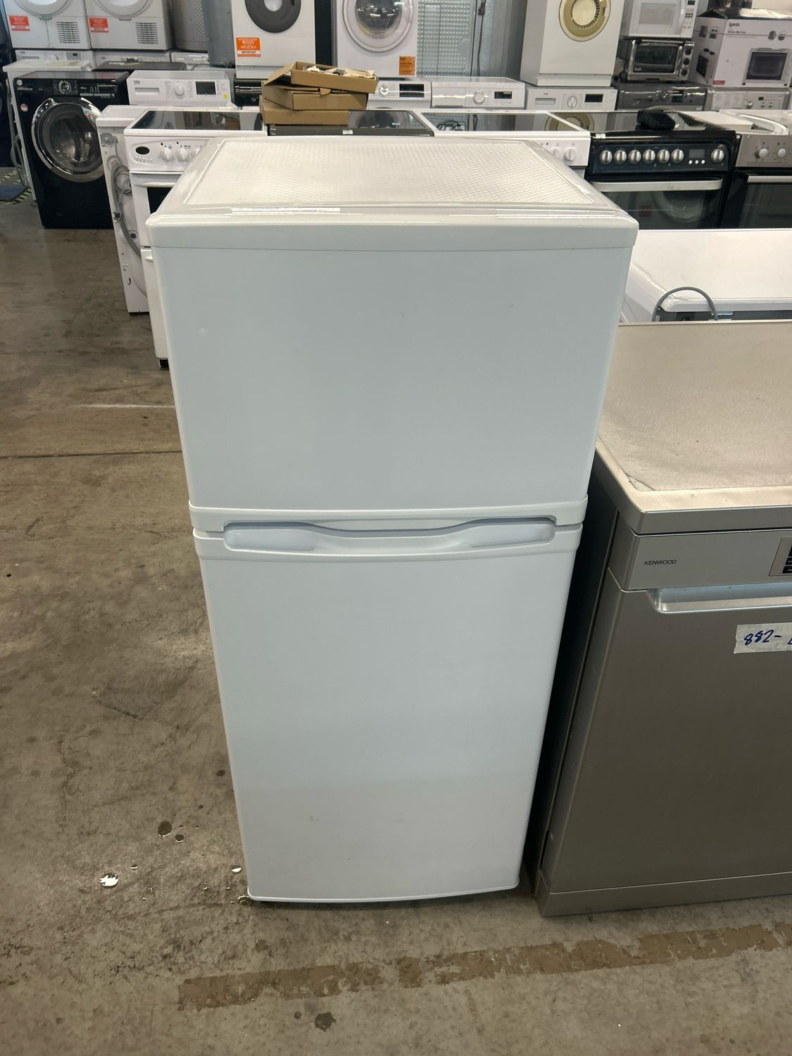 Essentials C50TW18 Fridge Freezer White H144cm W47cm D47cm