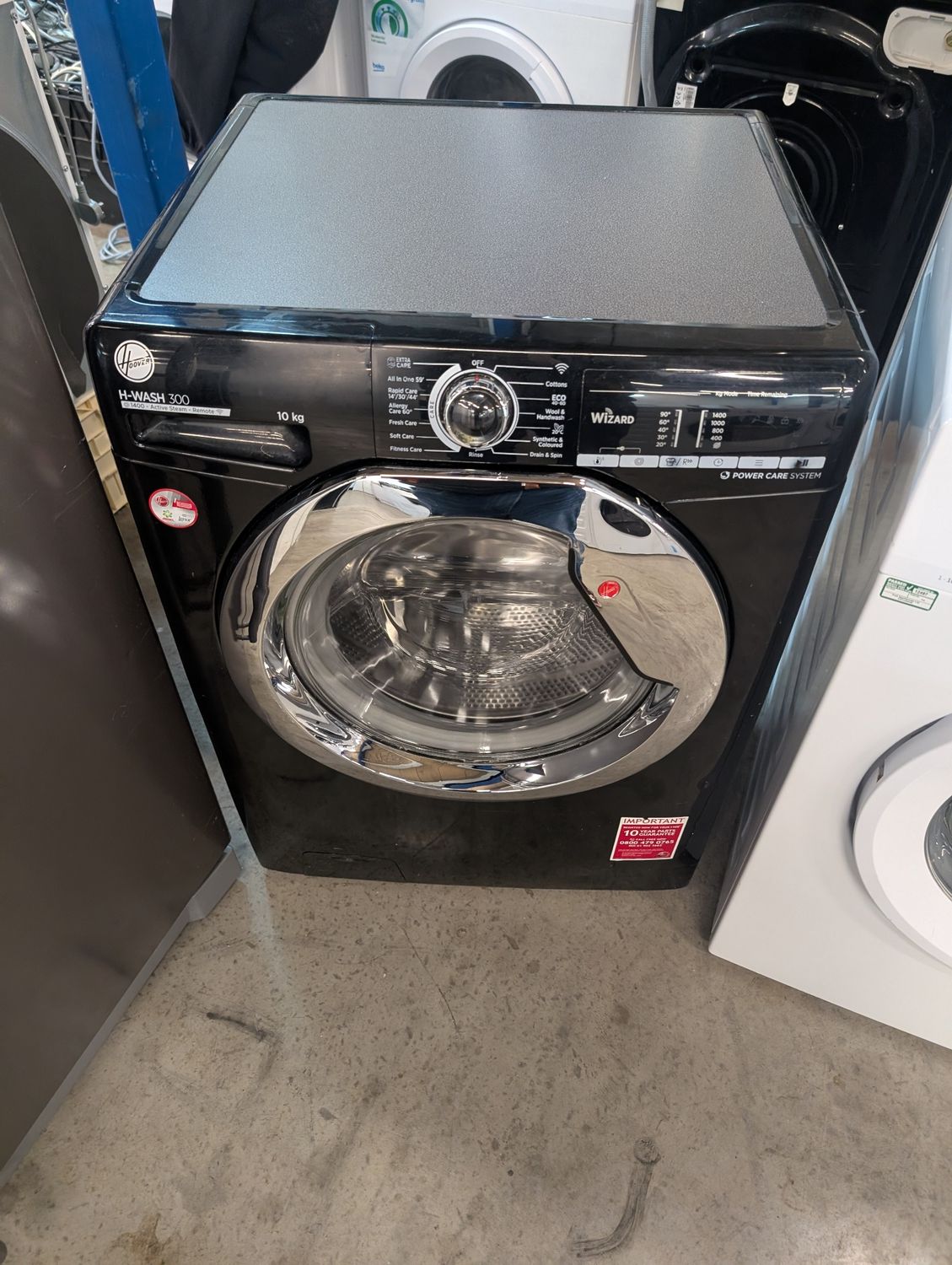 Hotpoint H3WS4105TACBE-80 10kg 1400rpm Washing Machine Black