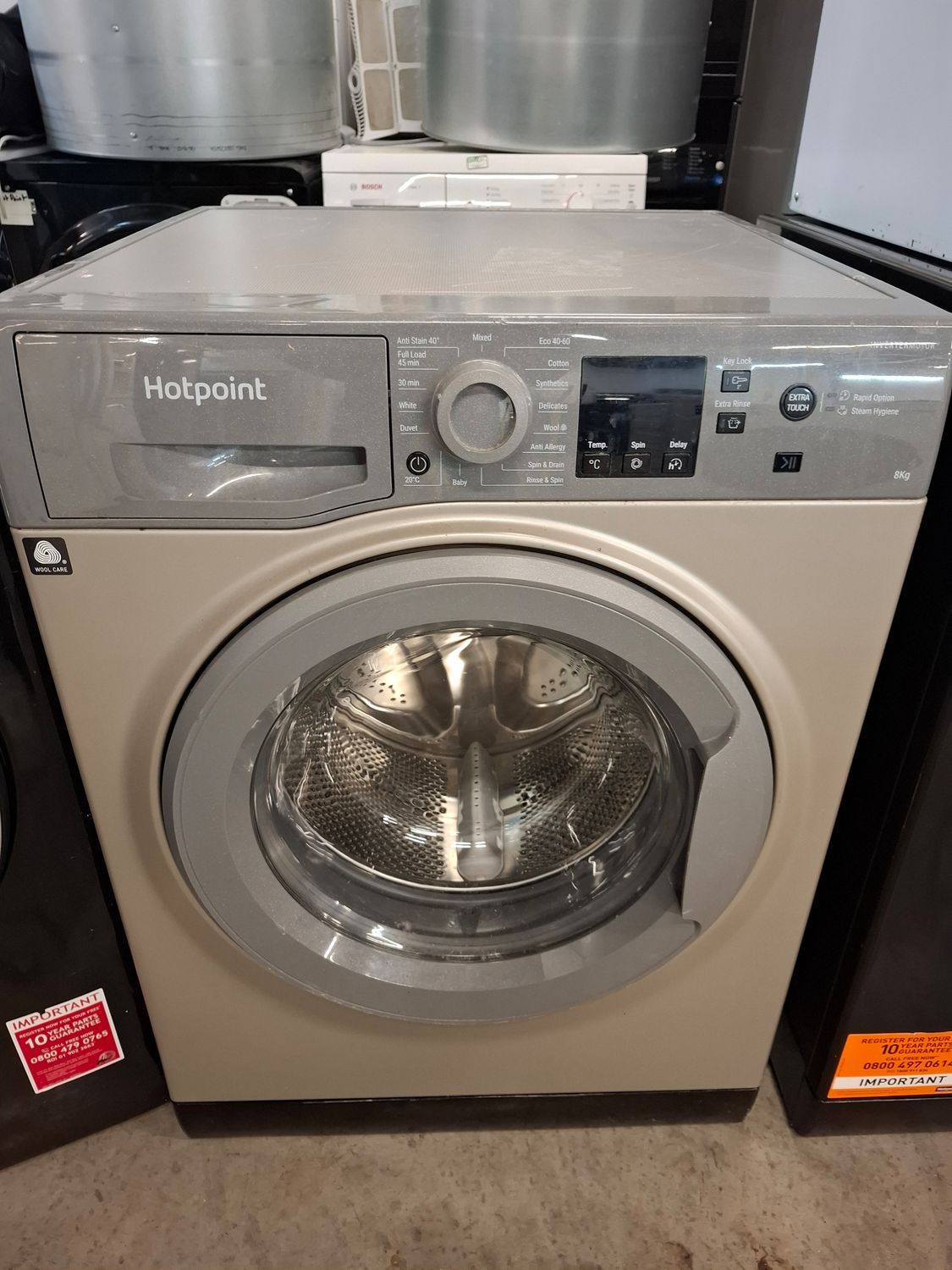 Hotpoint NSWM864CGG 8kg 1600rpm Washing Machine Grey