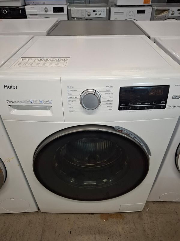 Haier HW80-B1439 8KG 1400rpm Washing Machine White