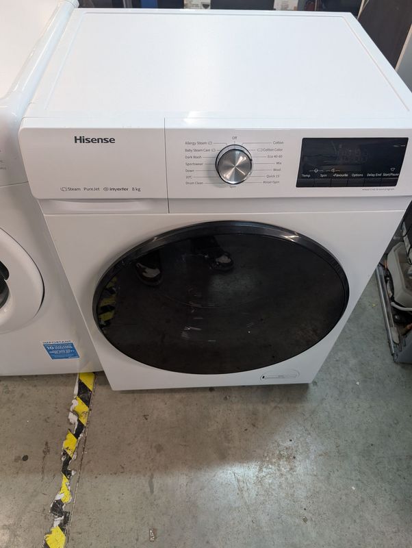 Hisense WFQA8014EVJM 8KG 1400rpm Washing Machine White